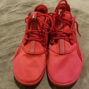 Girls red Nike Jordan's